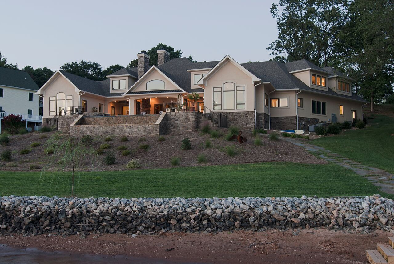 Mediterranean Lake Norman Home