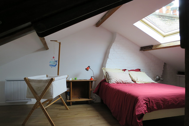 combles am&eacute;nag&eacute;s contemporaneo-dormitorio