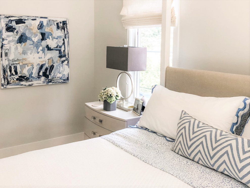 Primary Bedroom Bed + Nightstand