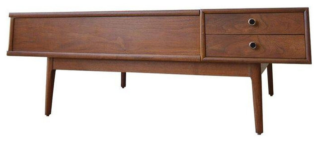 kipp stewart for drexel walnut coffee table kipp stewart for drexel walnut coffee table
