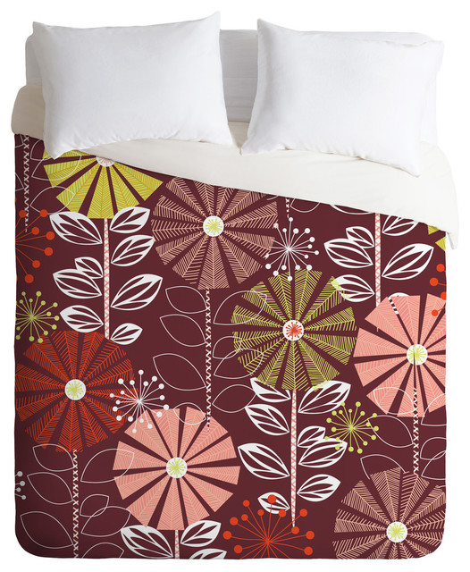 Khristian A Howell Cape Town Blooms Warm Duvet Cover