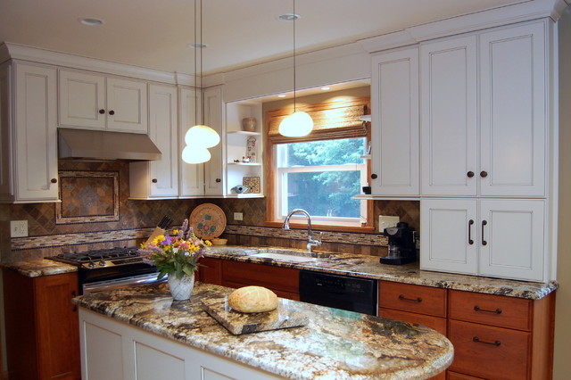 Windslow Drive  -  Mission Inspired Kitchen transitional-kitchen