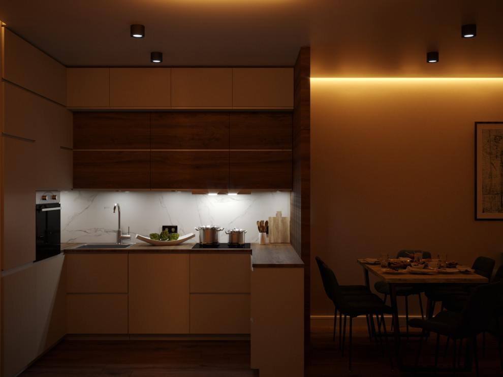 Дизайн-проект трехкомнатной квартиры.