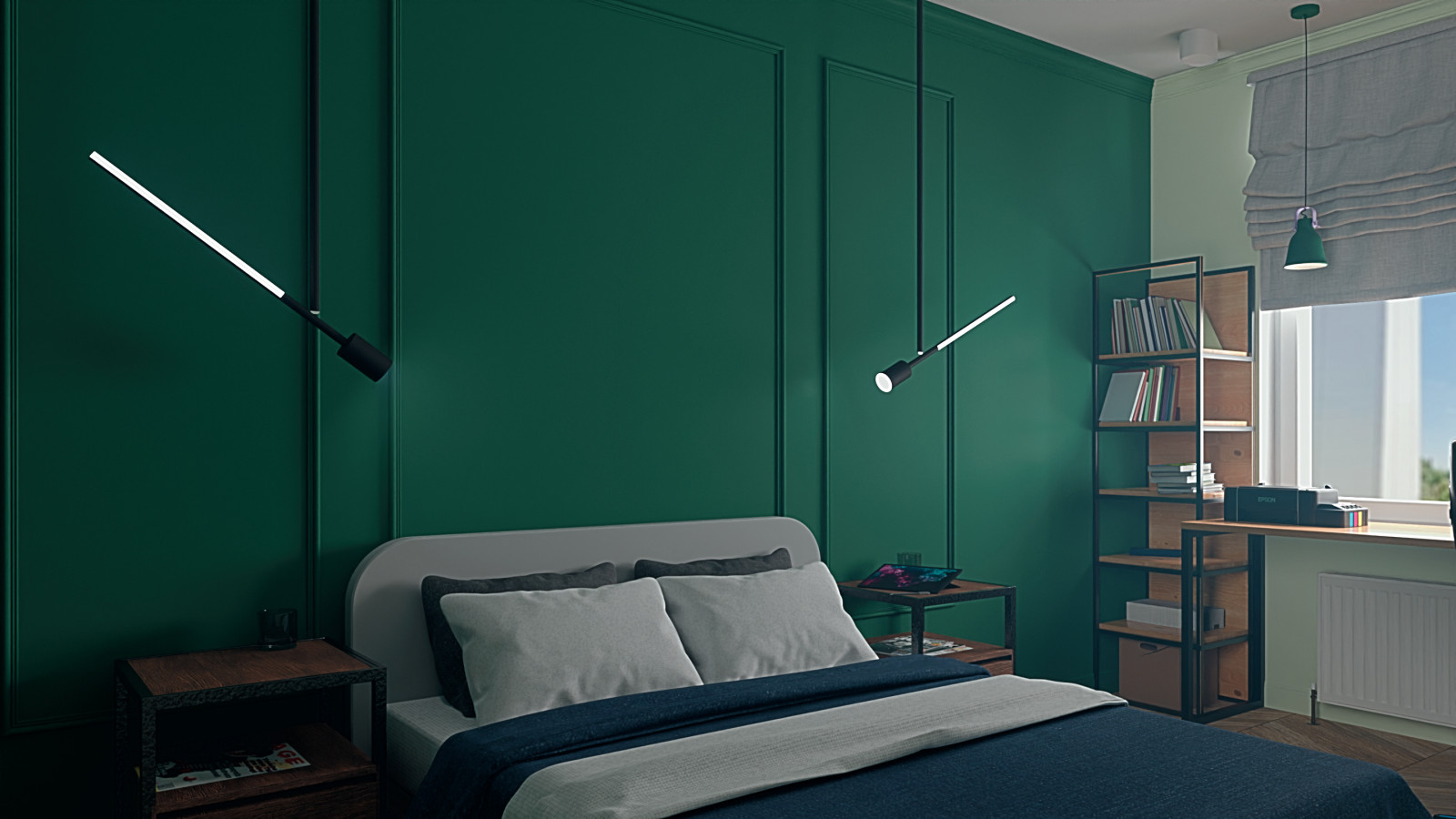 Дизайн-проект комнаты для молодого человека