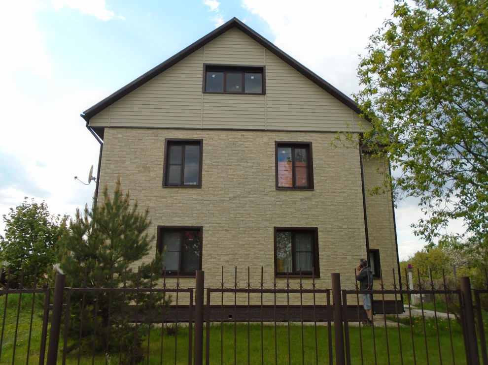 Фасады домов с материалами Docke