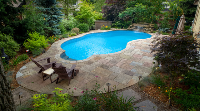 The Secret Garden (Oakville, ON) american-traditional-swimming-pool