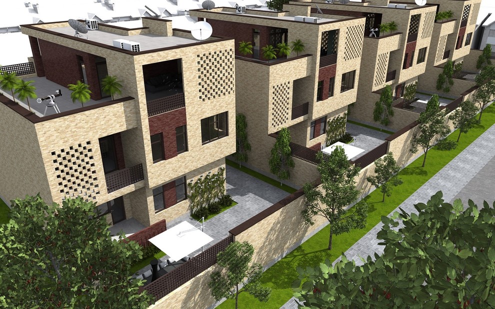 проект серии частных кирпичных домов