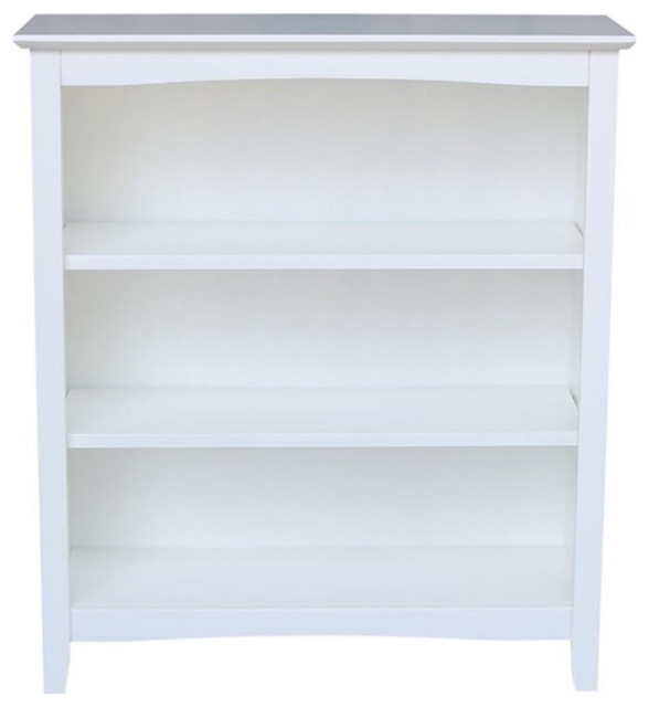 Shaker Bookcase - 36"H  White