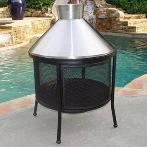 Stainless Steel Dome Fireplace