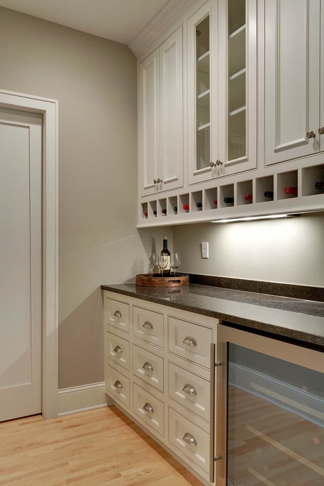 Wine cellar - farmhouse wine cellar idea in Minneapolis