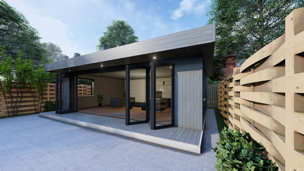 Design ideas for a shed and granny flat in Surrey.