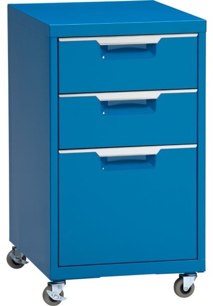 TPS Blue File Cabinet