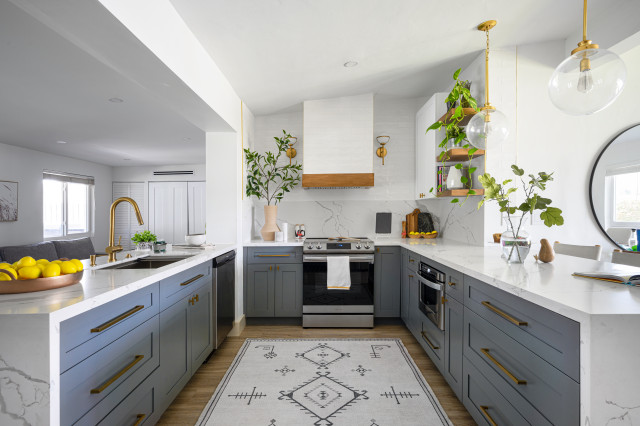 The "Two Toned" Kitchen transitional-kitchen