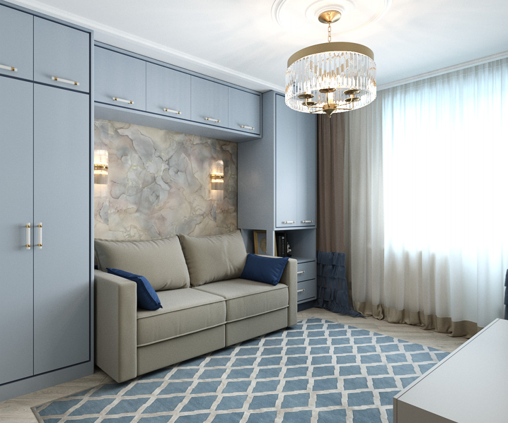 Трехкомнатная квартира в современном классическом стиле