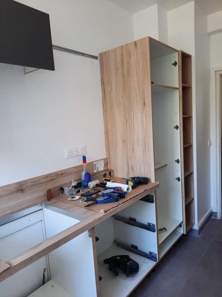 Cuisine en cours de montage