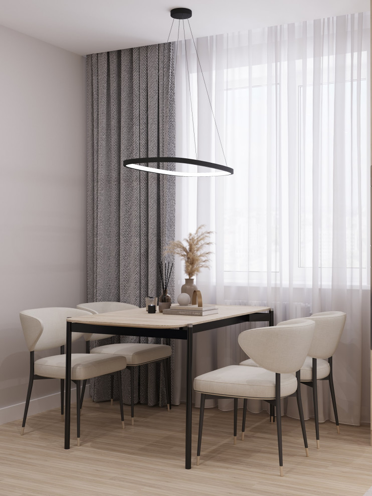 Современные апартаменты в природных тонах