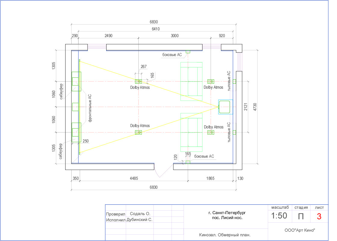 Кинозал в Лисьем Носу