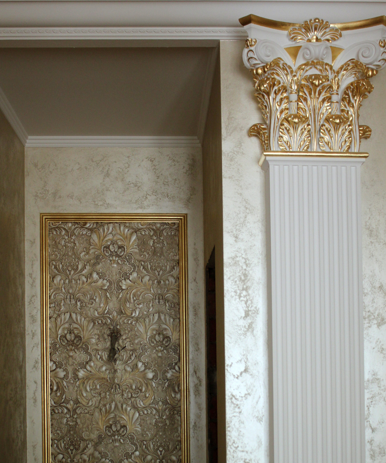 Lincrusta и роспись