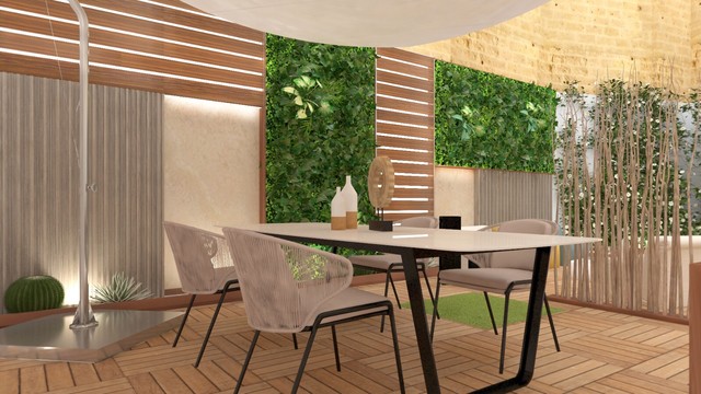 Terrazzo in stile contemporaneo contemporary-deck