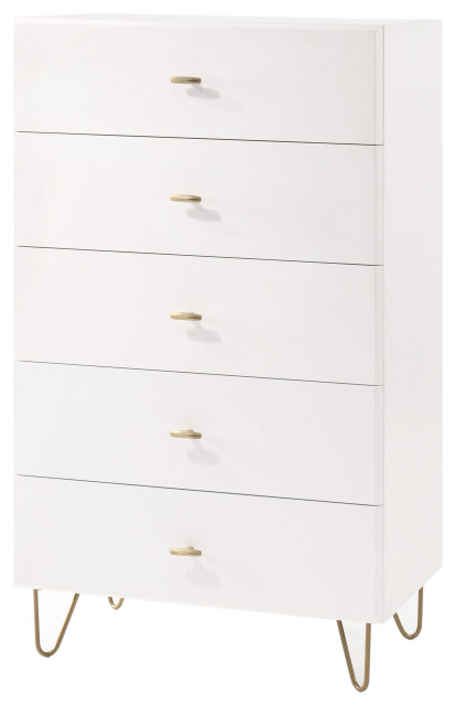 Modrest Bryan Modern White Chest - Contemporary - Dressers - by Vig ...