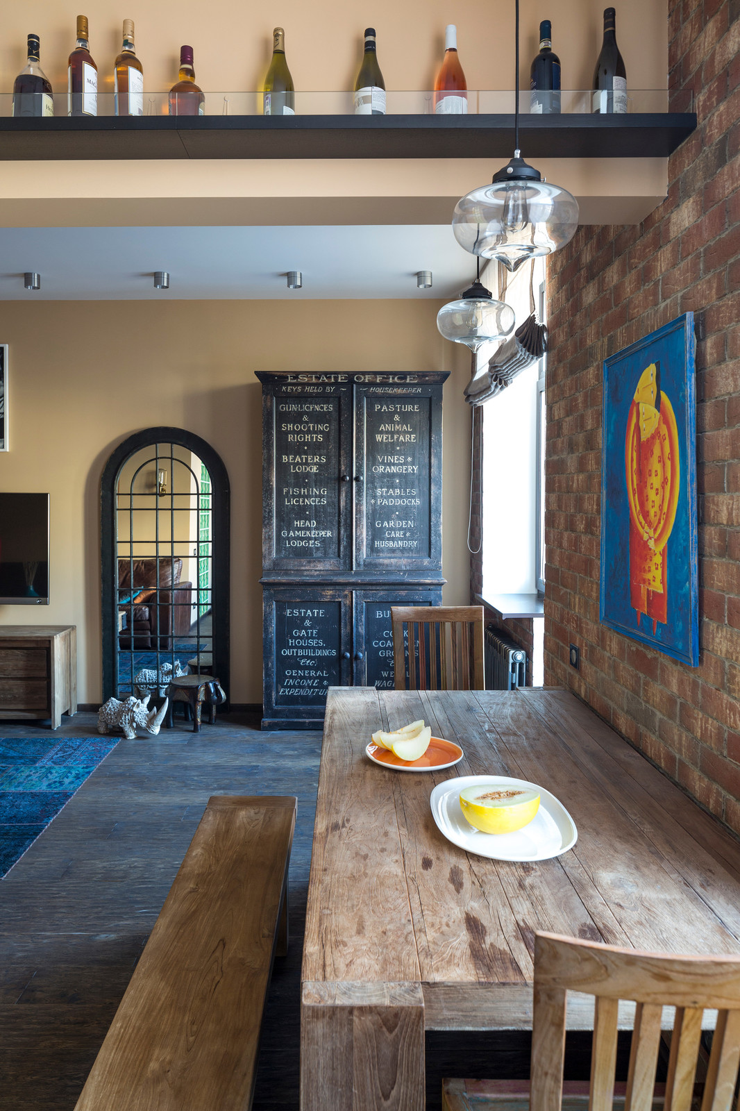 Эклектичный уютный лофт, 84 кв.м. | Eclectic loft