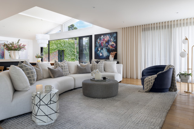 Glen Waverly contemporary-living-room