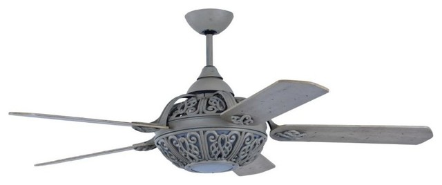 Santa Pepeo Grey Ceiling Fan Without Controller Mediterranean Santa Pepeo Grey Ceiling Fan With Remote