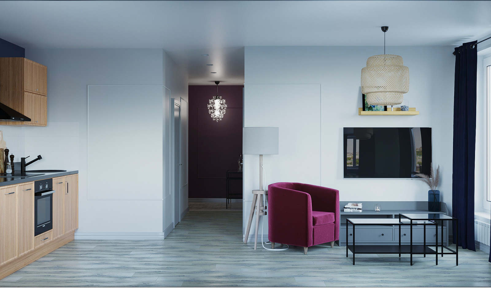 Квартира под сдачу "Черничный Щербет"