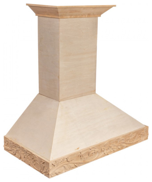 ZLINE 30" Ducted Unfinished Wooden Wall Mount Range Hood Traditional