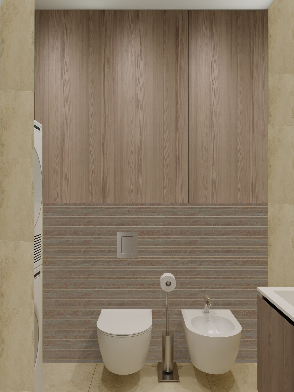 ЖК «Ultra City», квартира в стиле современный минимализм в теплой светлой гамме