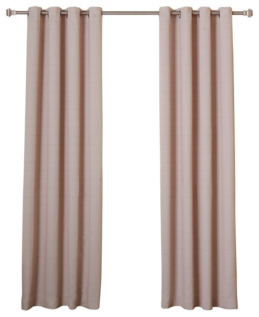 Plaid 2 Tone Plaid Curtains Contemporary Curtains By Best