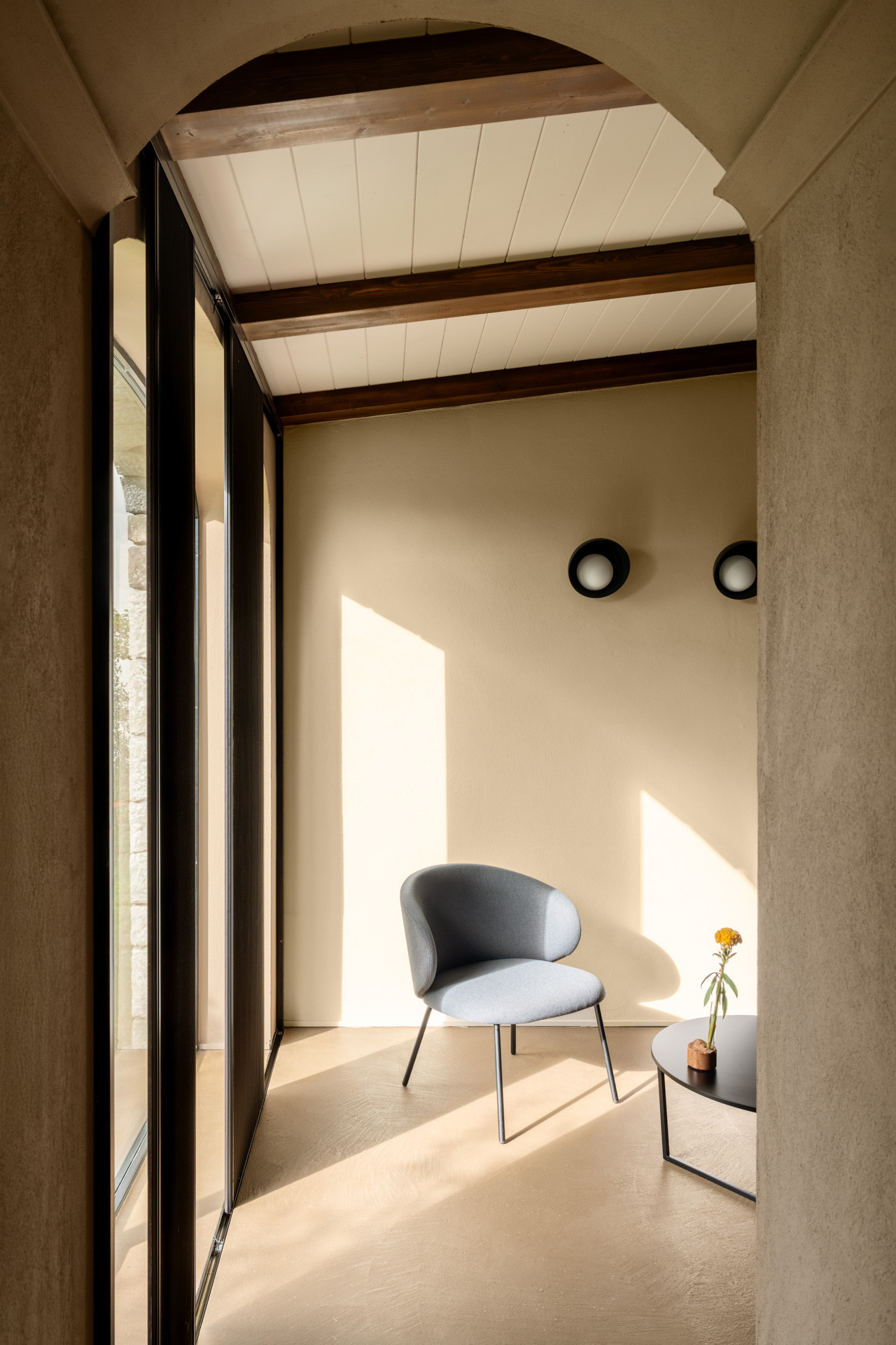 in albergo tra orto e frutteto