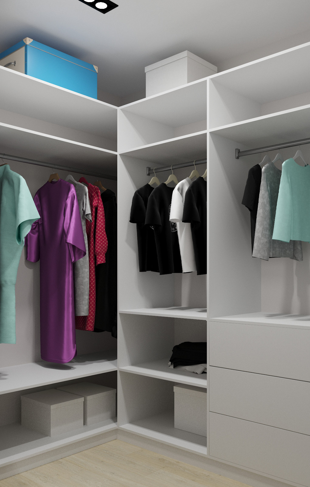 Проект однокомнатной квартиры «Яркий СКАНДИ» для прекрасной молодой особы