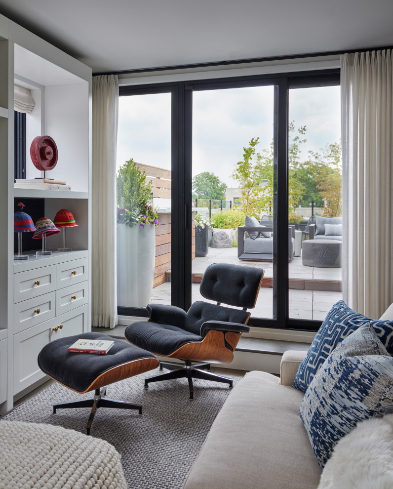 An Art-Filled Entertainer's Haven - Family Room - Chicago - by Amy ...