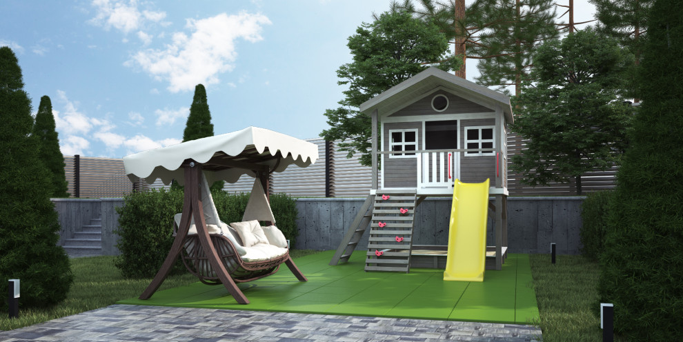 Дизайн проект благоустройства участка