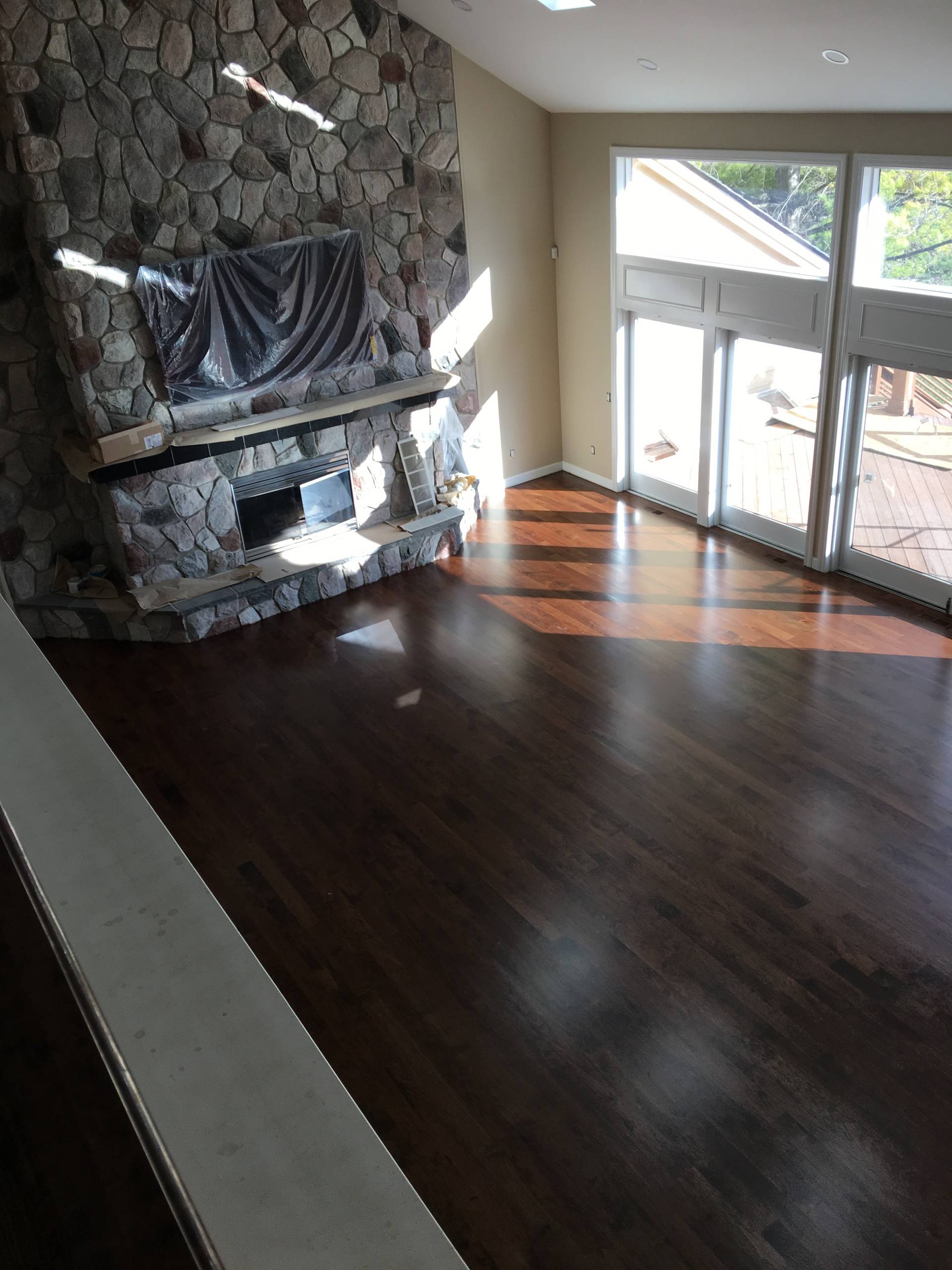 Oxbow Lake Hardwood Flooring and Windows