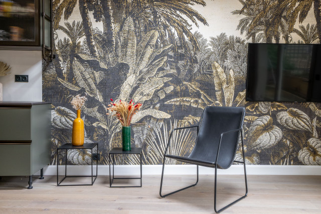 R&eacute;alisation "Tropical" industrial-kitchen
