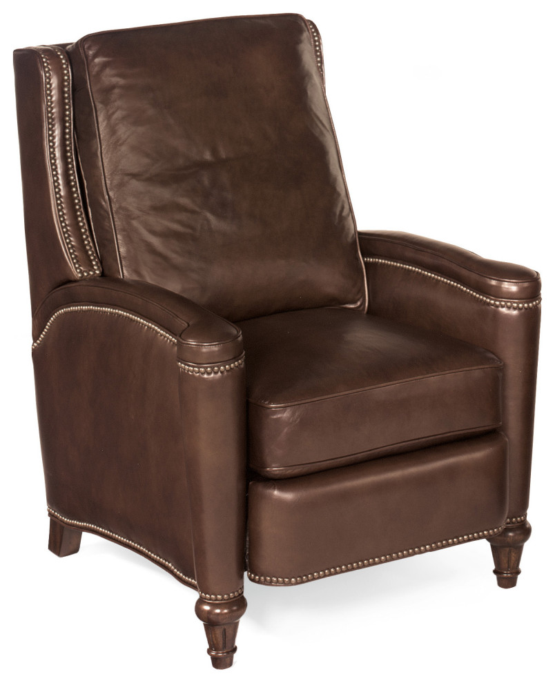Rylea Manual Push Back Recliner Traditional Recliner Chairs by