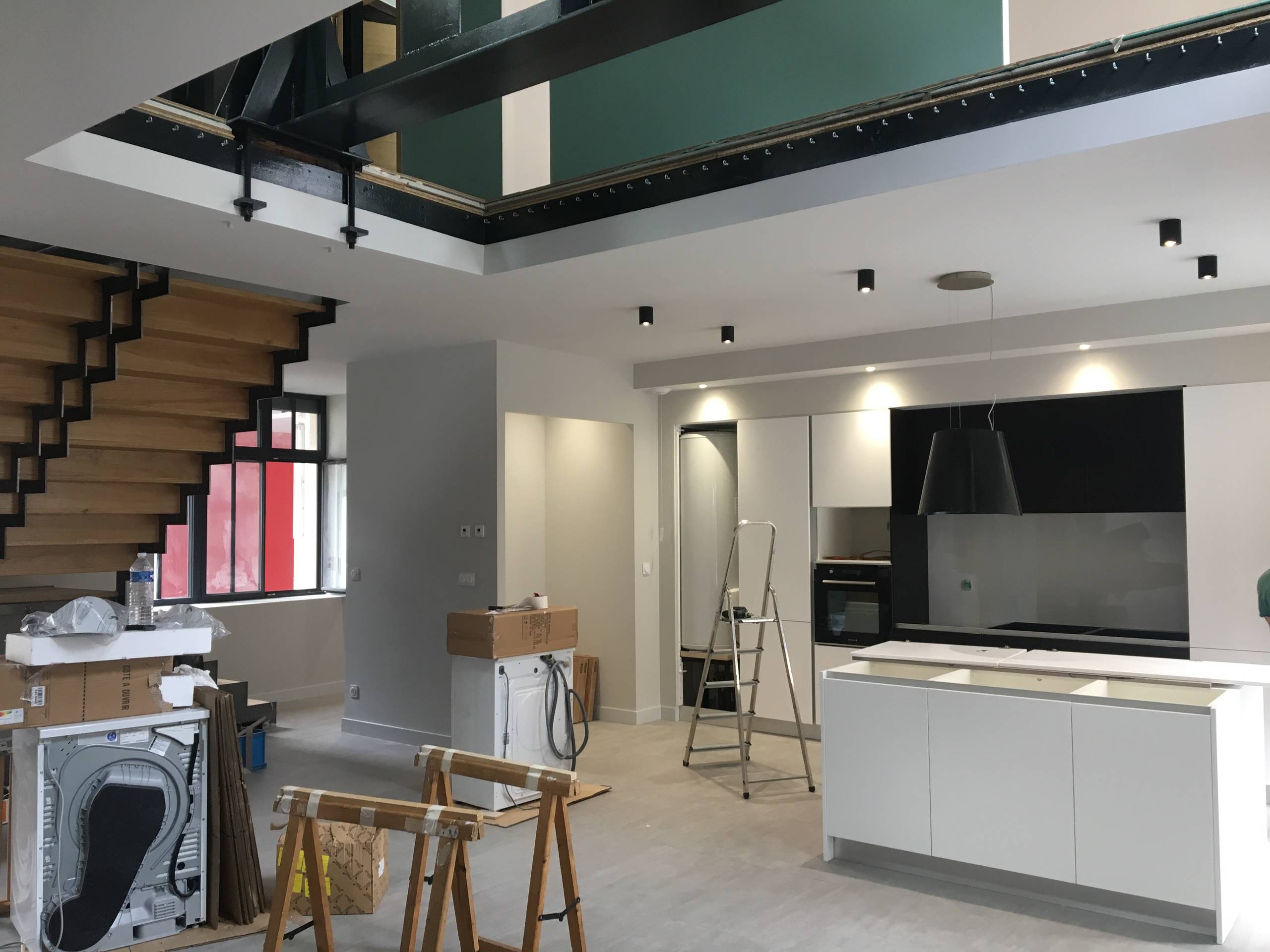 Rénovation d'un hangar en Loft