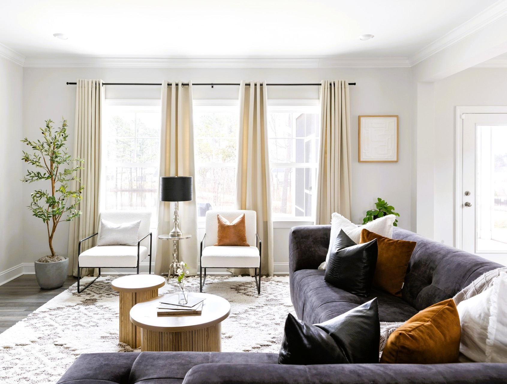 Contemporary Living Room - Durham, NC