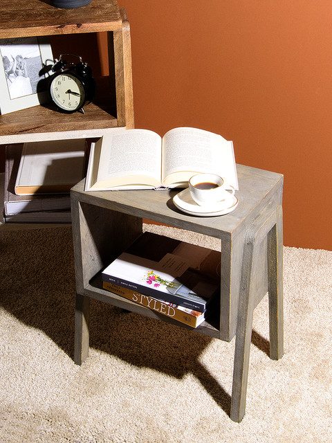 Small Stackable Wood Table - Farmhouse - Side Tables And End Tables ...