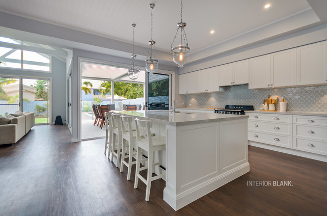 The Classic Hamptons Kitchen - Maritim - Küche - Gold Coast - Tweed