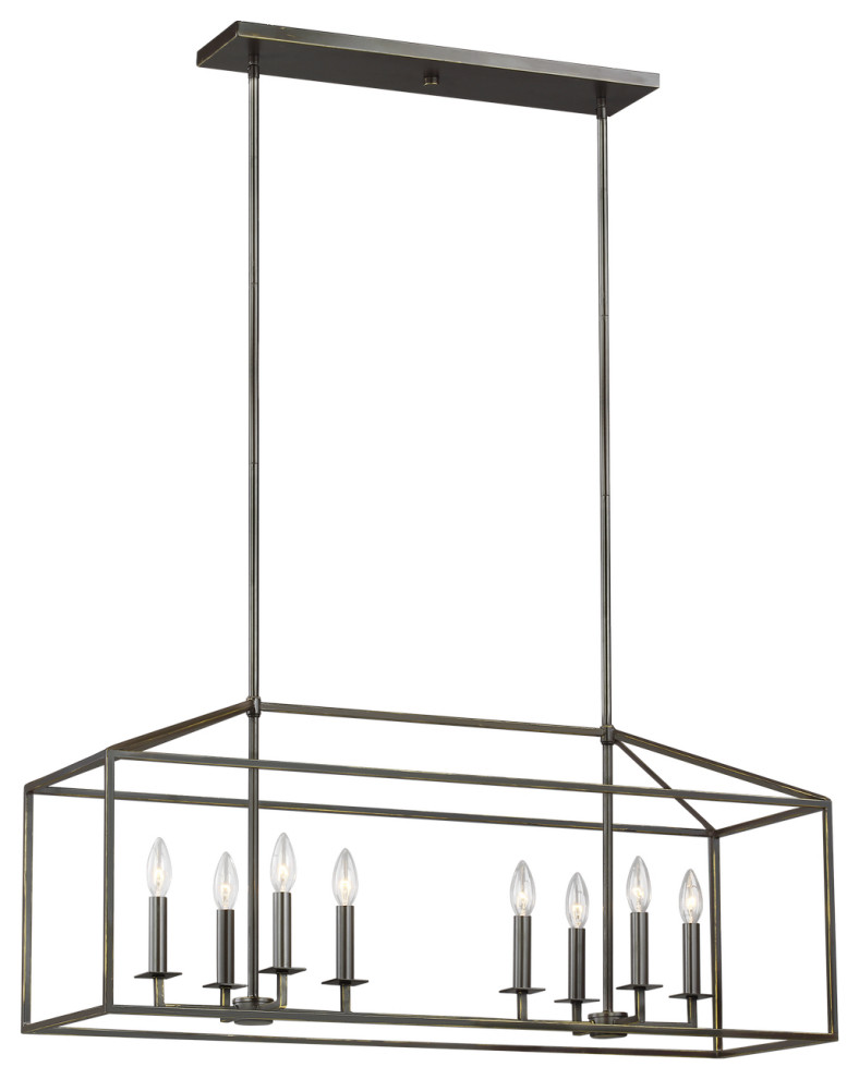 Generation Lighting Perryton Eight Light Island Pendant 6615008-782