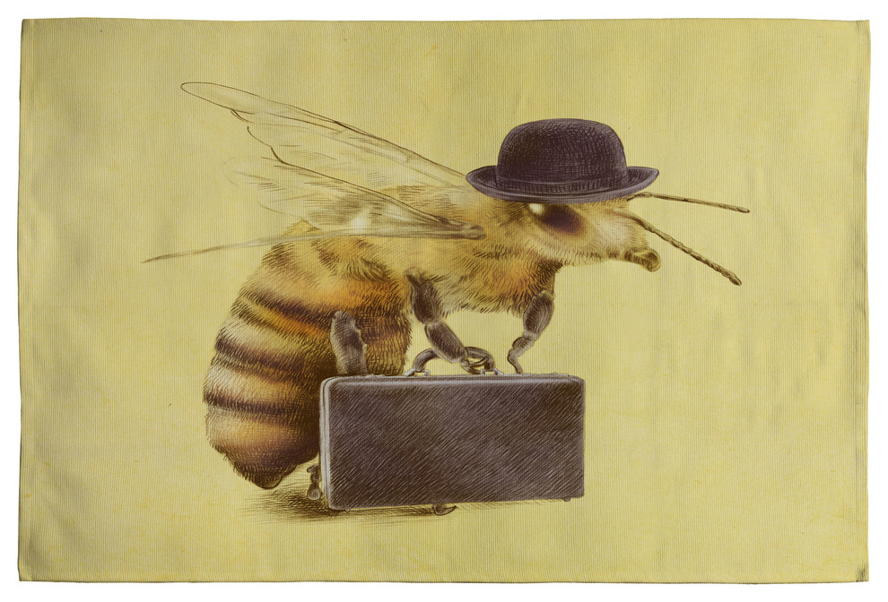 Eric Fan Worker Bee Woven Rug