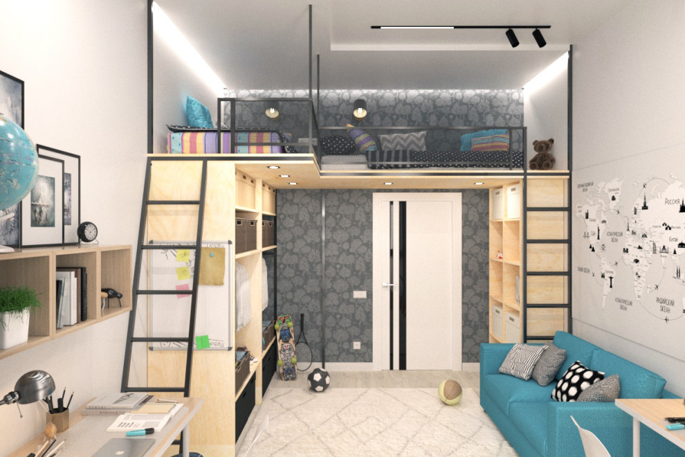 Визуализация дизайн-проекта 3-х комн. квартиры