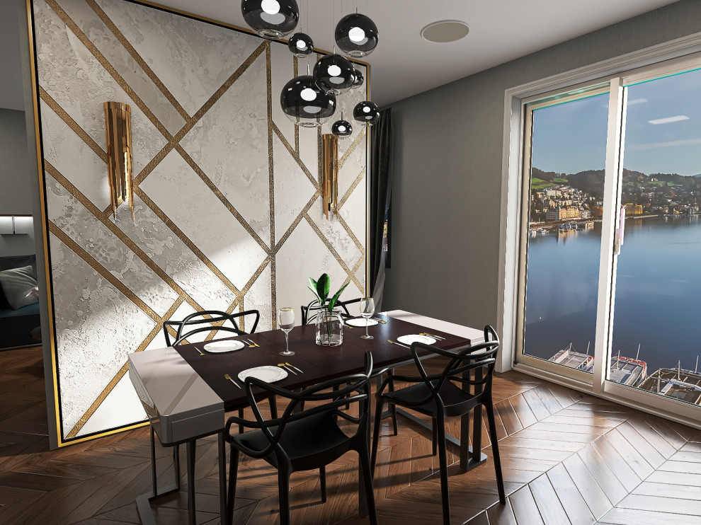 Кухня в доме 120 кв.м.