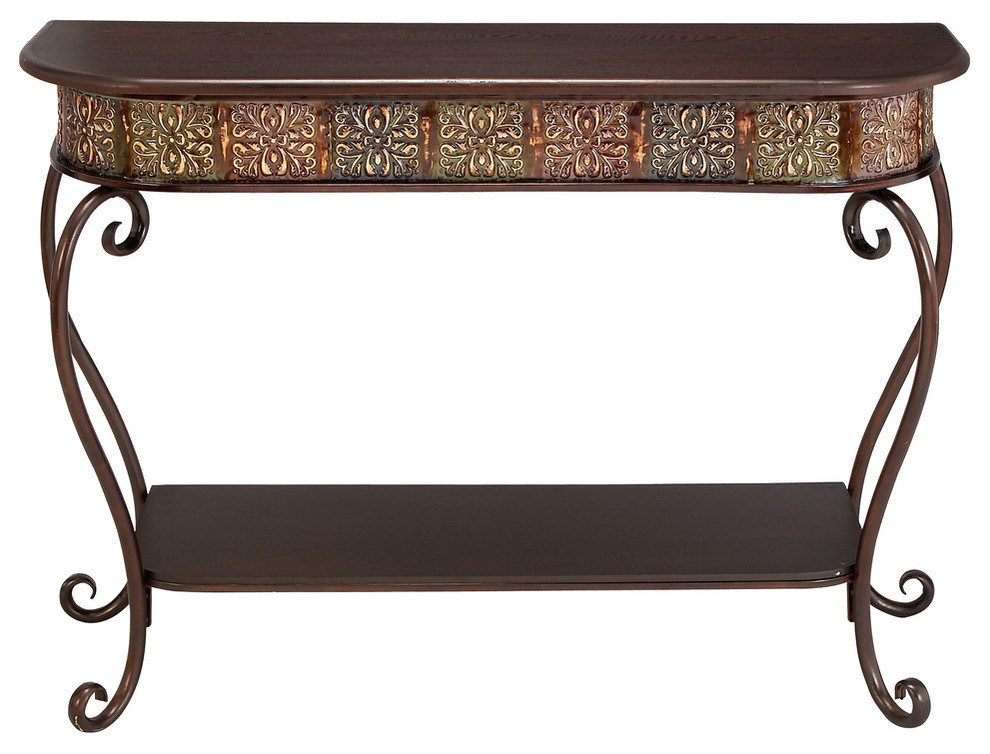 metal console tables