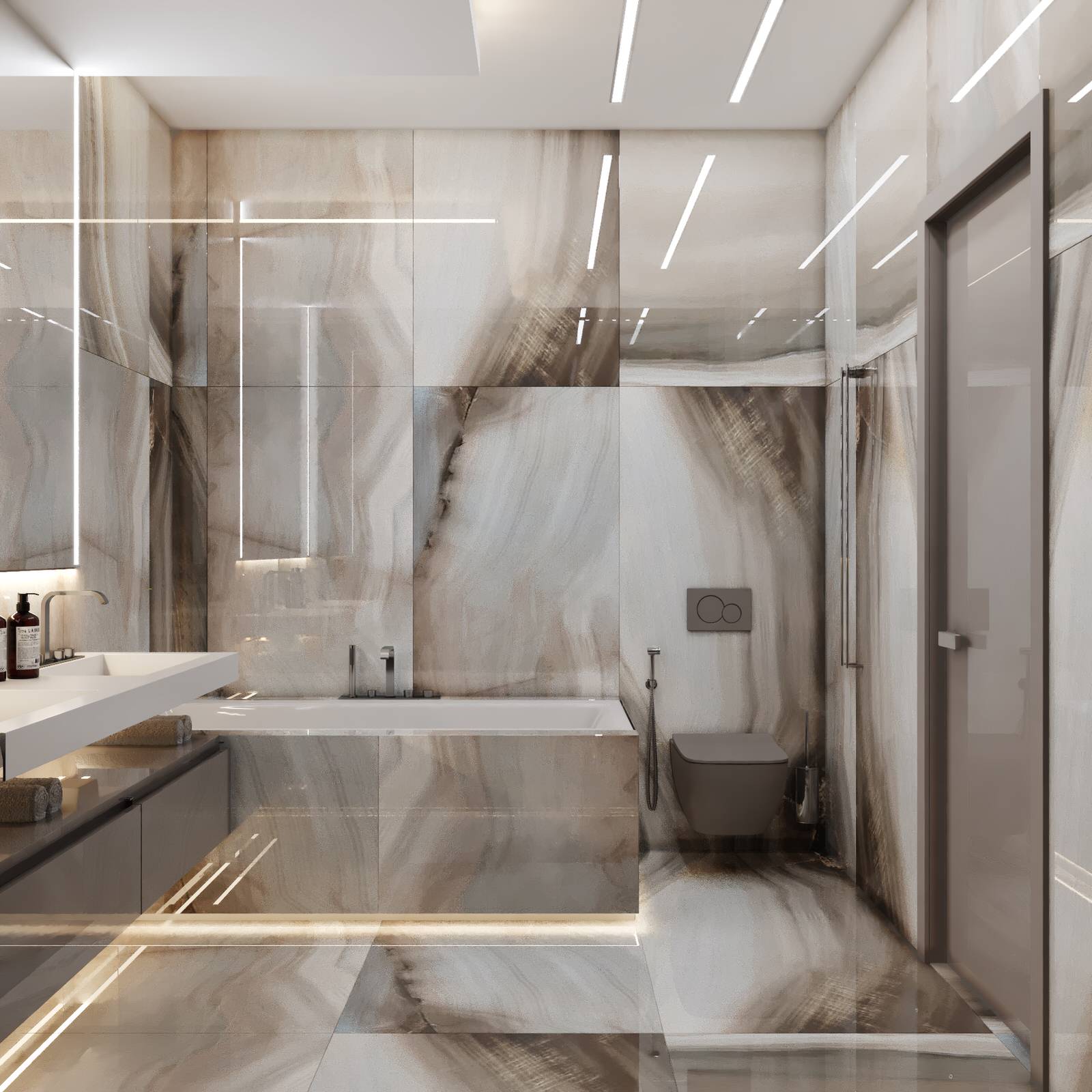 Дизайн интерьера квартиры 120 кв.м. в ЖК "Плазма"