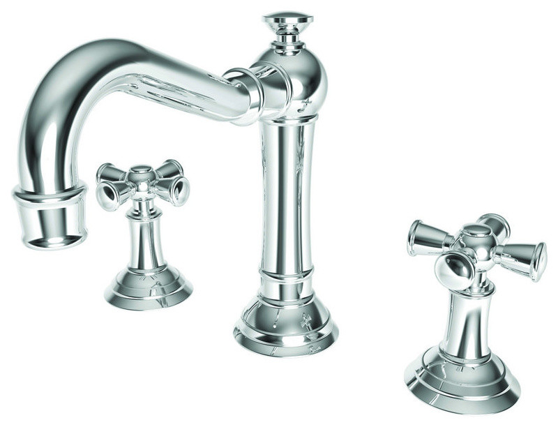 Newport Brass 2460 Double Handle Widespread Bathroom Faucet - Polished Chrome