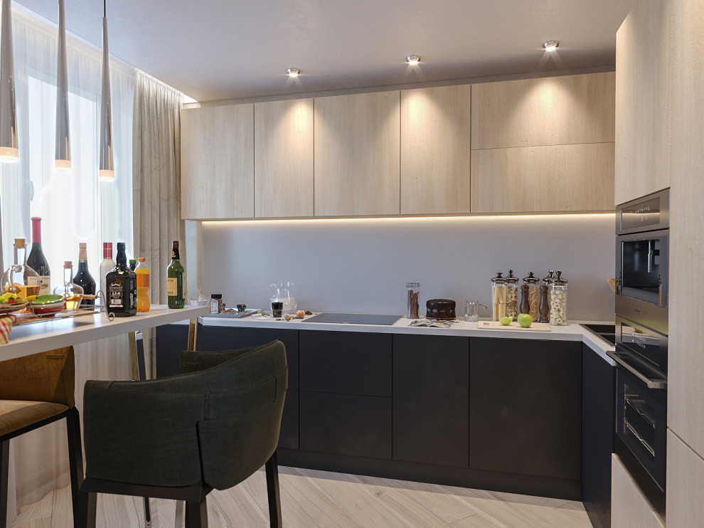 Дизайн квартиры-студии в ЖК Европейский